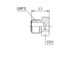 Заглушка V (Ш) ORFS 1.3/16