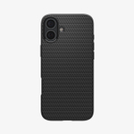 Чехол Spigen Liquid Air, matte black - iPhone 16