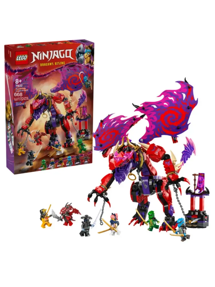 Конструктор NINJAGO 71832 Дракон хаоса с Громовым Клыком