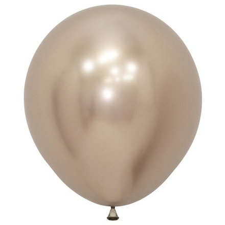 Воздушные шары Sempertex, цвет 971 хром шампань, 6 шт. размер 18"