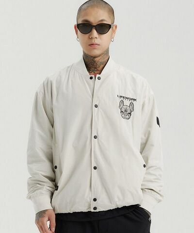 Бомбер из полиэстера