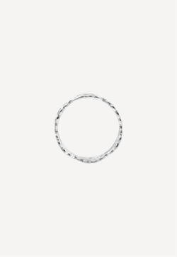 Кольцо из серебра "Салфетки"