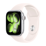 Умные часы Apple Watch Series 11 GPS, 42mm, Silver Aluminium Case with Light Blush Sport Band, S/M