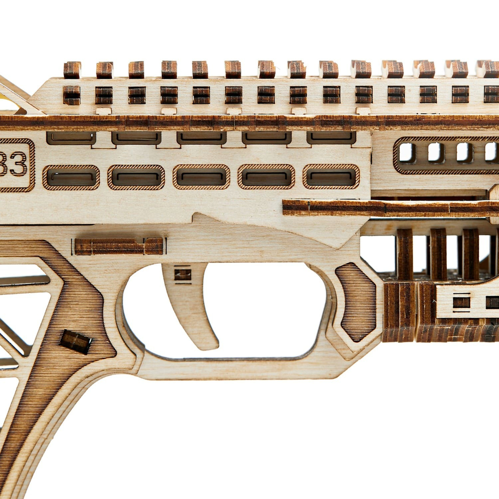 Деревянный конструктор Пистолет с пулями DRG Z33 (DROVO)