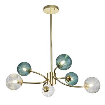 Люстра на штанге 6*G9 V000296 11032/6R Gold золотой Selva Indigo