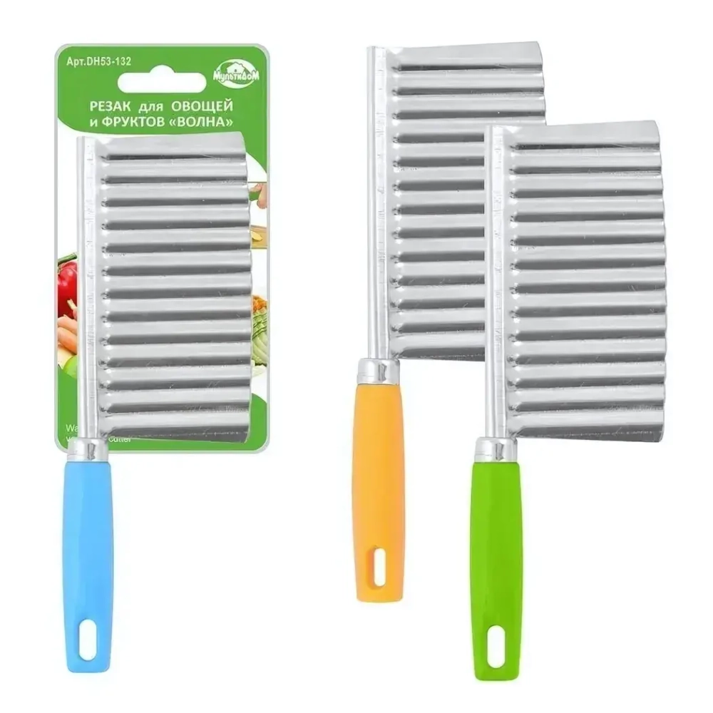 Резак для овощей и фруктов "Волна" 3цв. DH53-132