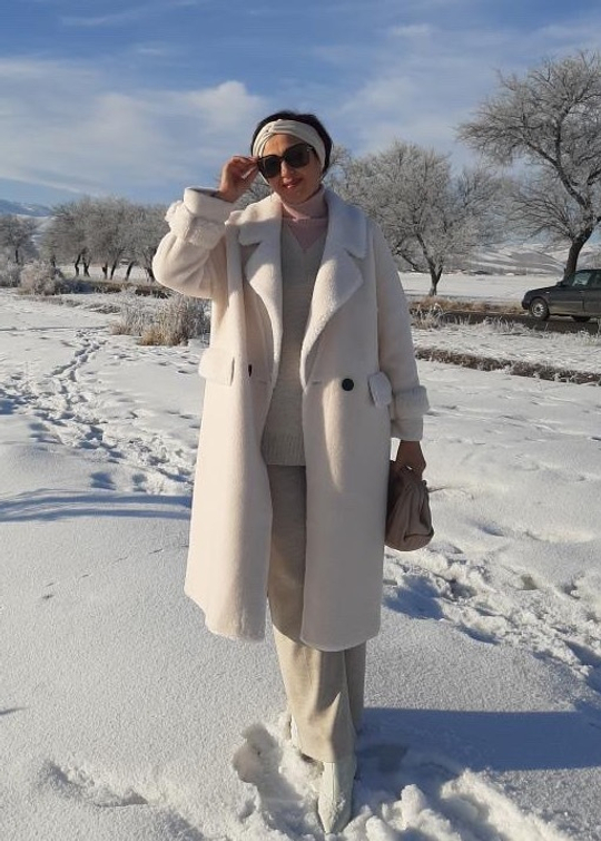 Шуба из натуральной шерсти