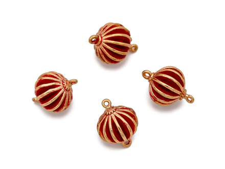 Коннектор рифленый "Фонарик" 13,5мм, эмаль