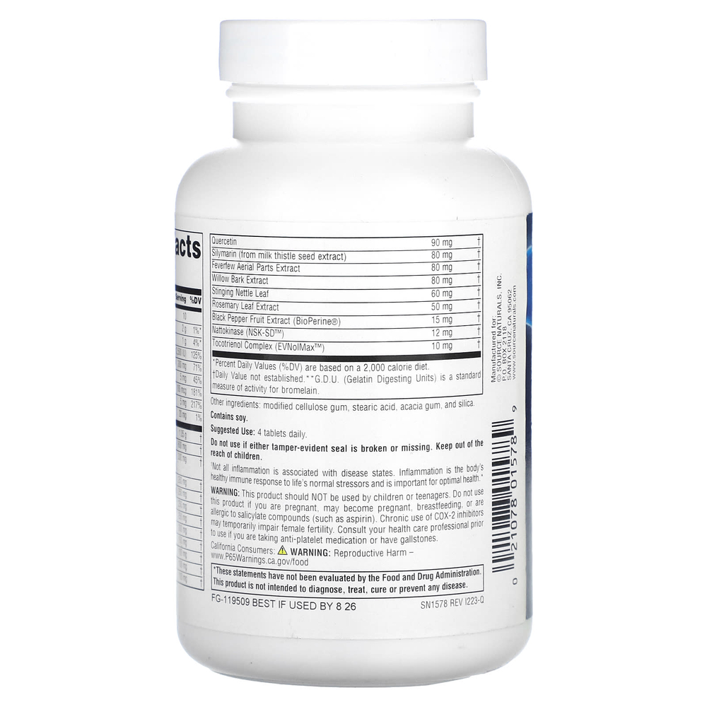 Source Naturals, Inflama-Rest, 60 таблеток