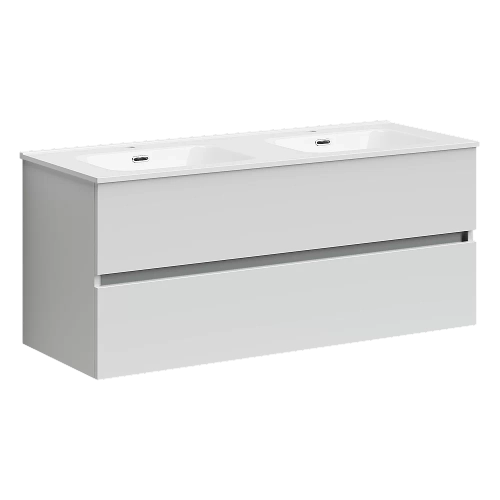 Тумба с раковиной Sancos Urban UR120-2W белый глянец