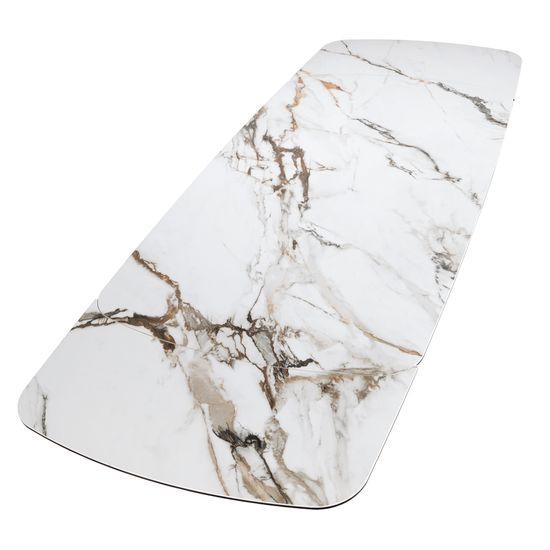 Раздвижной обеденный стол 1158 из керамики и орехового дерева 180х100 Испания