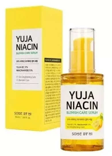 Some By Mi Сыворотка осветляющая с экстрактом юдзу - Yuja niacin blemish care serum, 50мл