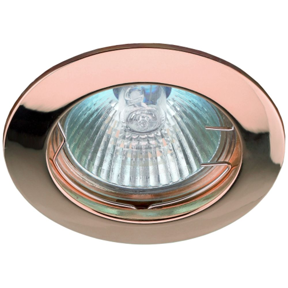 KL1 SC Светильник ЭРА литой простой MR16,12V, 50W медь | Литые встраиваемые светильники