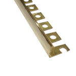 Г - Образный профиль гнущийся из латуни полированной для плитки 12х2500мм