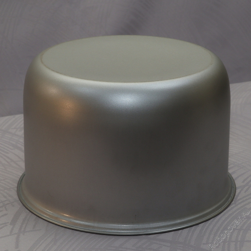 Стальная чаша с чёрным тефлоновым покрытием для мультиварок на 5 литров с бортиком, дно 180 мм