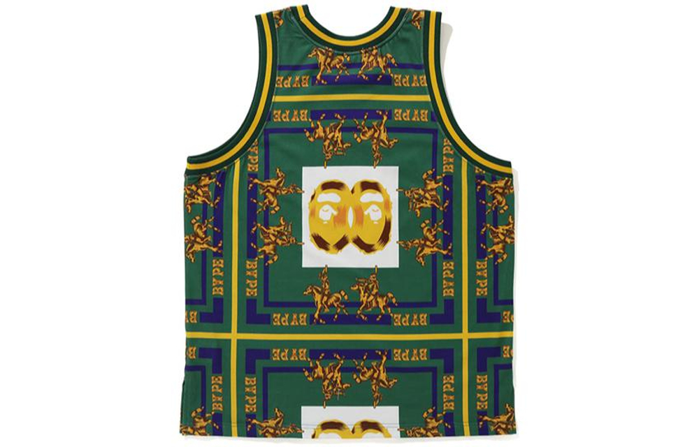 A Bathing Ape Double Ape Head зеленый