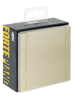 FORTE&PIANO Выключатель 1-клавишный с индикацией 10А FP402 ваниль IEK