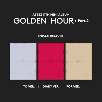 Альбом ATEEZ - GOLDEN HOUR : PART.2 11th EP Album POCAALBUM 3 Version SET