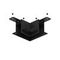Коннектор L-образный потолок-потолок Denkirs Smart Hide TR2112-BK