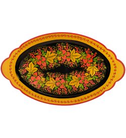 ХЛ-066/2 Набор д/шампанского «Встреча» (Хохлома)