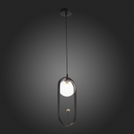 SL1201.403.01 Подвес ST-Luce Черный/Прозрачный G9 1*5W
