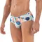 Мужские плавки голубые с принтом Clever Moda ACUATIC SWIMSUIT BRIEF 164407