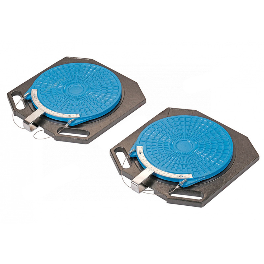 NORDBERG (TP2) Круги поворотные для сход-развала 400х400х50 мм, 2 шт