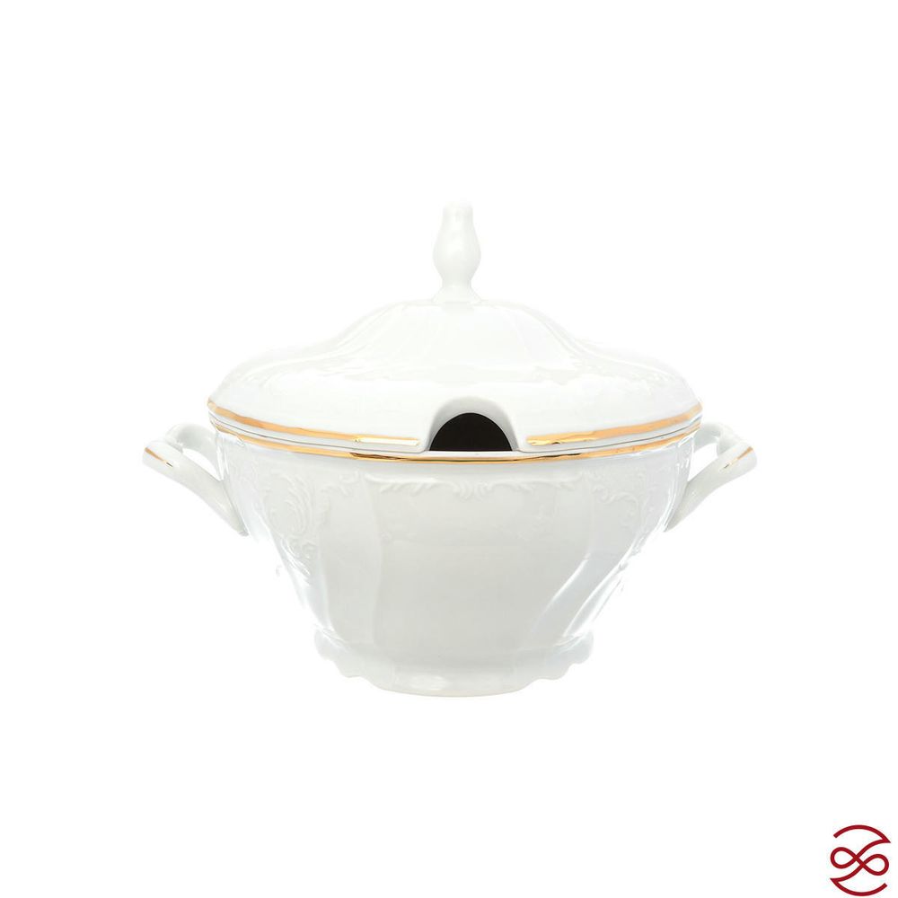 Столовый сервиз на 12 персон Bernadotte Белый узор 67 предметов