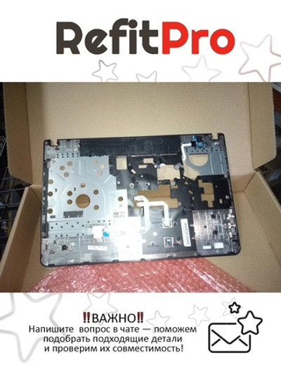 Верхняя панель клавиатуры (топкейс) для ноутбука Lenovo ThinkPad E531 (for FingerPrint) черная (04X4972), оригинал