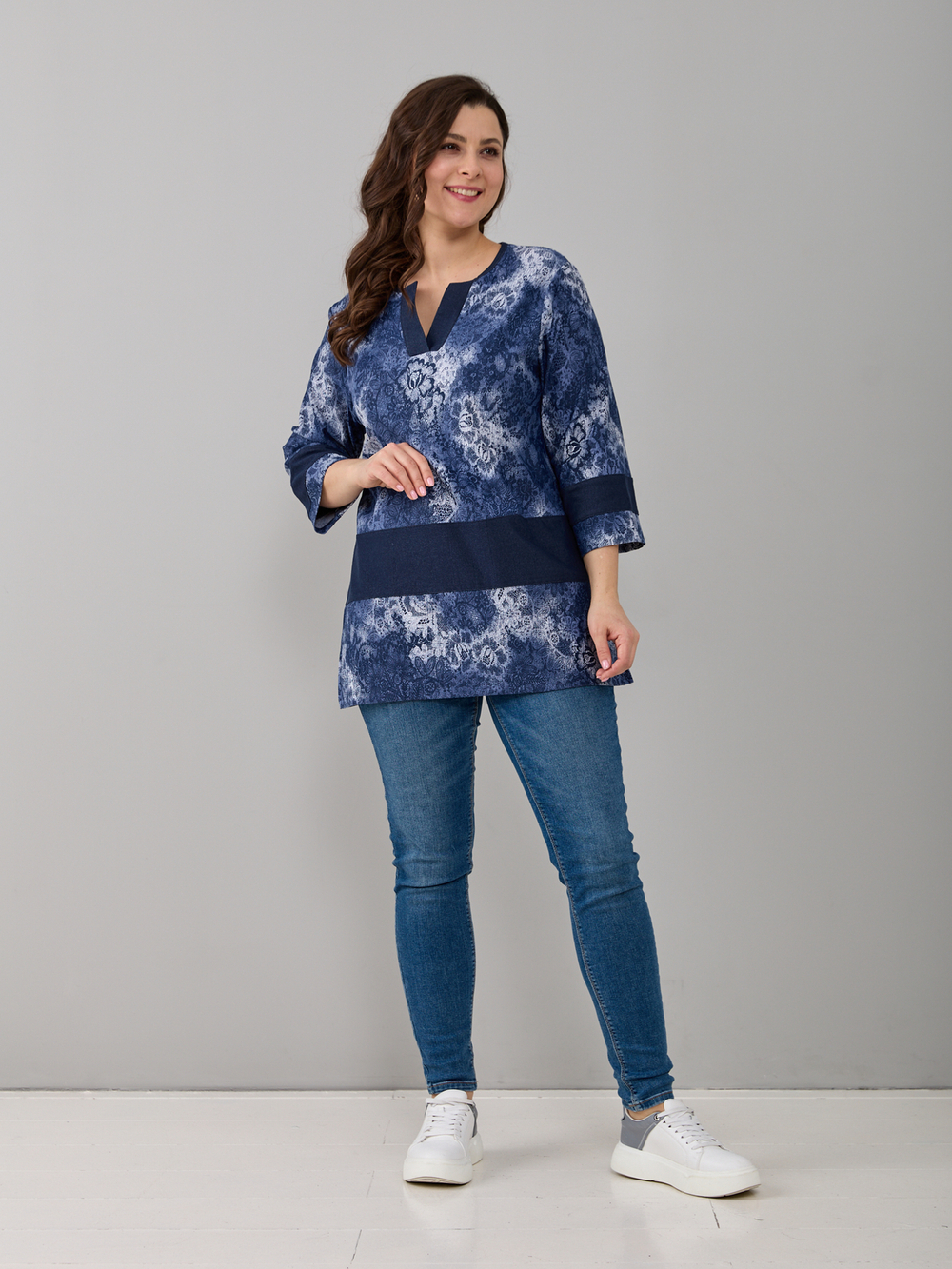 Рубашка К-68Х/джинскружево