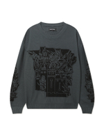 Свитер Вязаный (Round-neck) Falling Castles Sweater