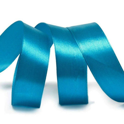 Лента атласная 25 мм (23 метра, цвет №47 Морская волна)
