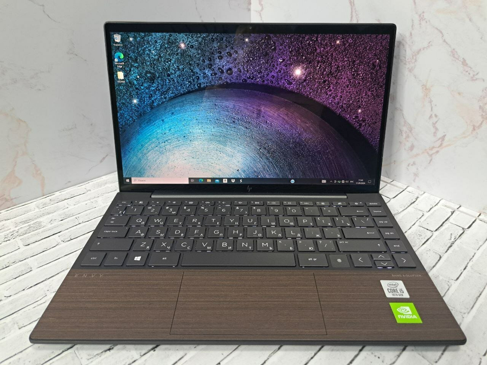 Ноутбук HP Envy 13-ba0002ur Intel Core i5-10210U, RAM 8Gb, SSD 512Gb, Nvidia MX350 2Gb,  13.3",  1920*1080, IPS, OS: Win 10, Цвет: Серый, BackLight: LED, Состояние: A2