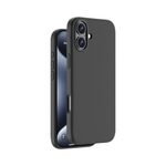Чехол Liquid Silicone Magsafe для Apple iPhone 16, черный