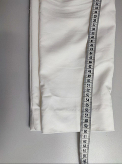 Бриджи Bonprix со льном белые 60+ размер