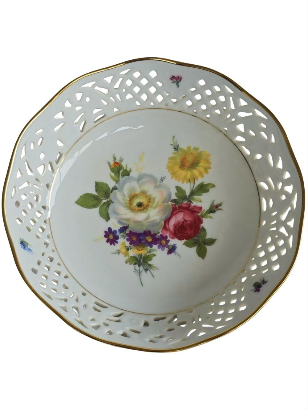 Ваза (Фруктовница) "Цветы" Германия