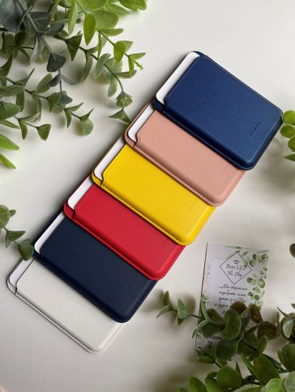 Кожаный чехол - бумажник K-DOO LEATHER WALLET MagSafe синий