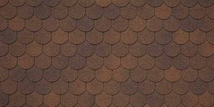 Гибкая черепица TEGOLA ASSISI Marrone 434 2,9 м2