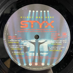 Винтажная виниловая пластинка LP Styx Kilroy Was Here (Japan 1983) (Obi) Mr. Roboto