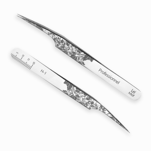 Пинцет "Professionnel" Diamond "Folk" H-1 с алмазной заточкой