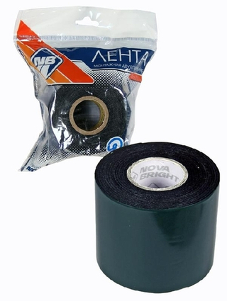 Скотч 2-х сторонний  50мм х 2м зеленый Nova Bright 46673