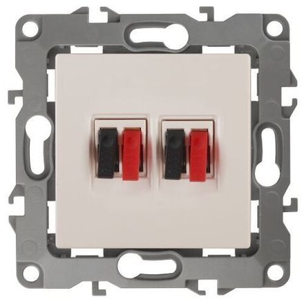 Розетка аудио 2мод. 12-3112-02 сл. кость ЭРА Б0027462