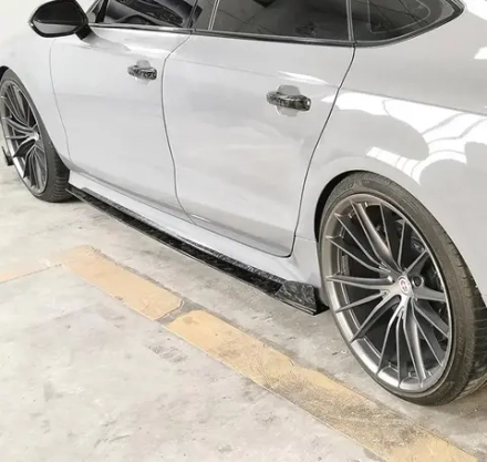 Карбоновые боковые юбки для AUDI RS7 4G 2014-2018 Ауди