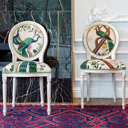 Стул Объект мечты Индокитайский зелёный павлин версия 1