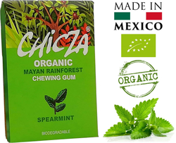CHICZA ORGANIC Жевательная резинка органическая биоразлагаемая со вкусом перечной мяты 30г