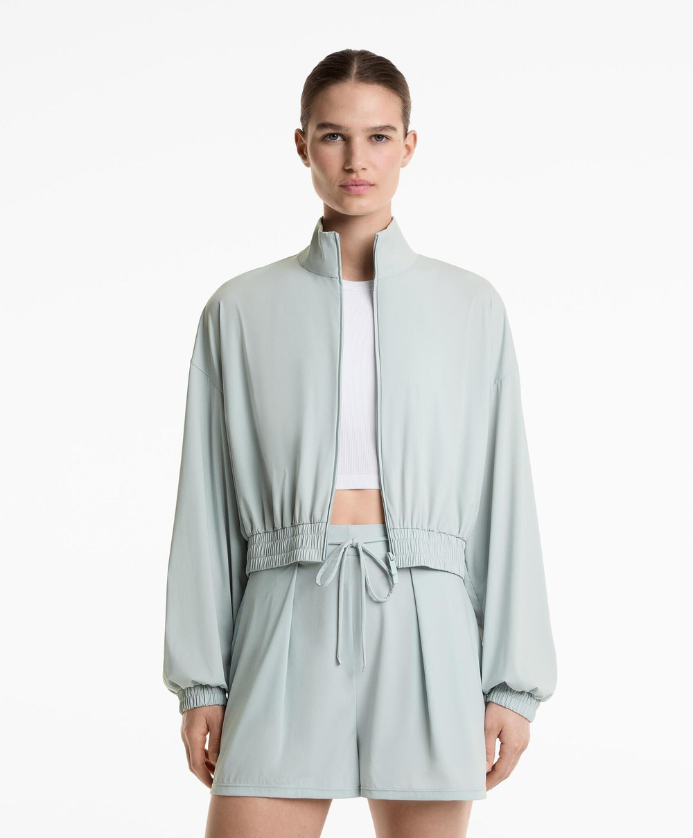 Oysho Легкая куртка, каменно-синий