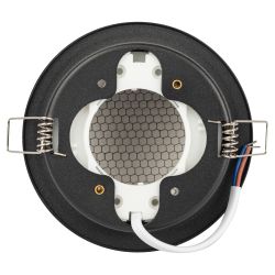 Встраиваемый светильник под лампу GX53 ЭРА KL111 BK черный матовый