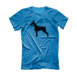 Футболка "Доберман - штрихи"