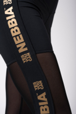Леггинсы Gold Mesh leggings 829