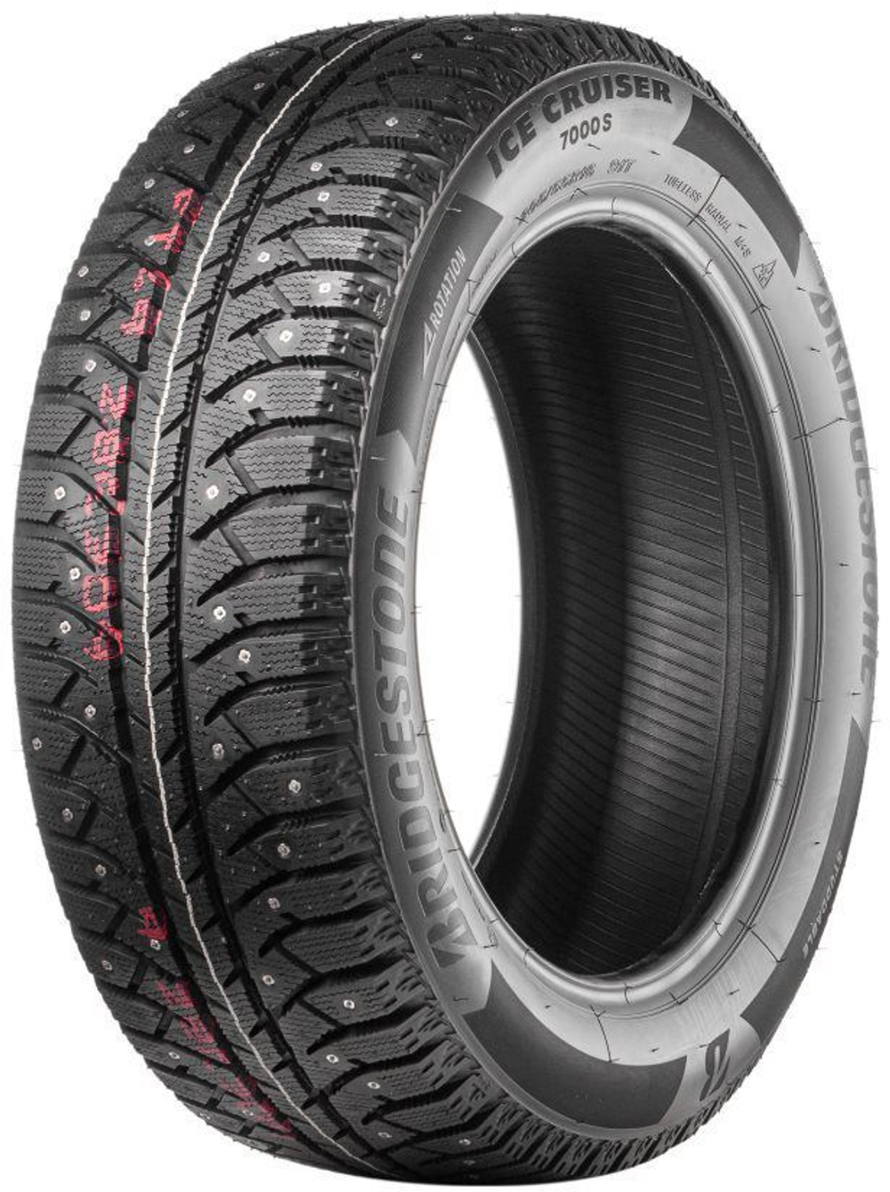 Легковая шина 235/55R17 99T Ice Cruiser 7000S шип. Bridgestone